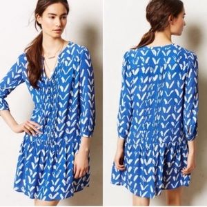 Maeve Anthropologie Caravane Drop Waist Dress